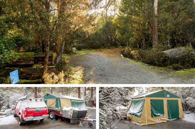 Discovery Parks Cradle Mountain Camp Site