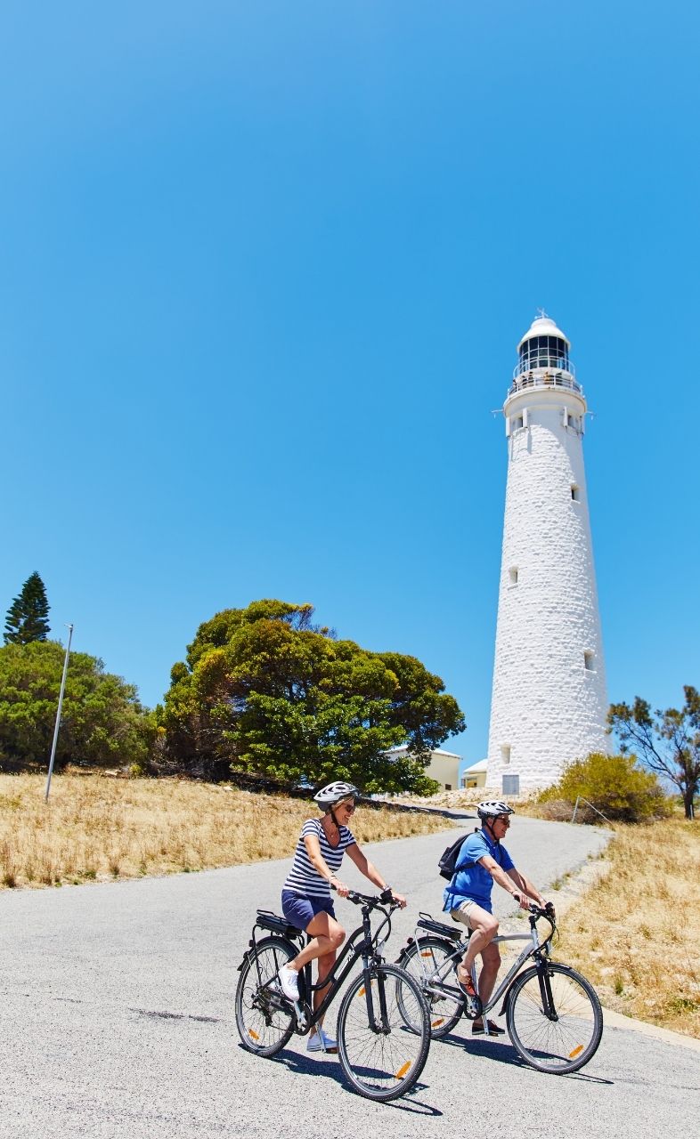 Discoveryparks rottnest island cycling wadjemup lighthouse