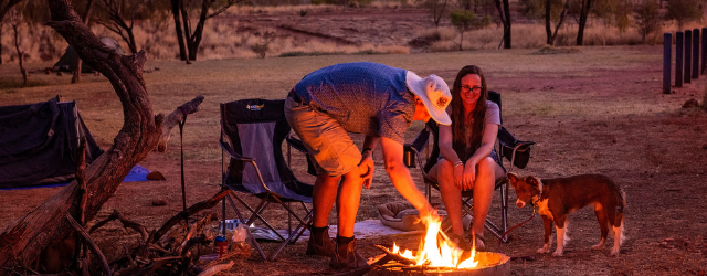 Best holiday park campfires in australia glen helen