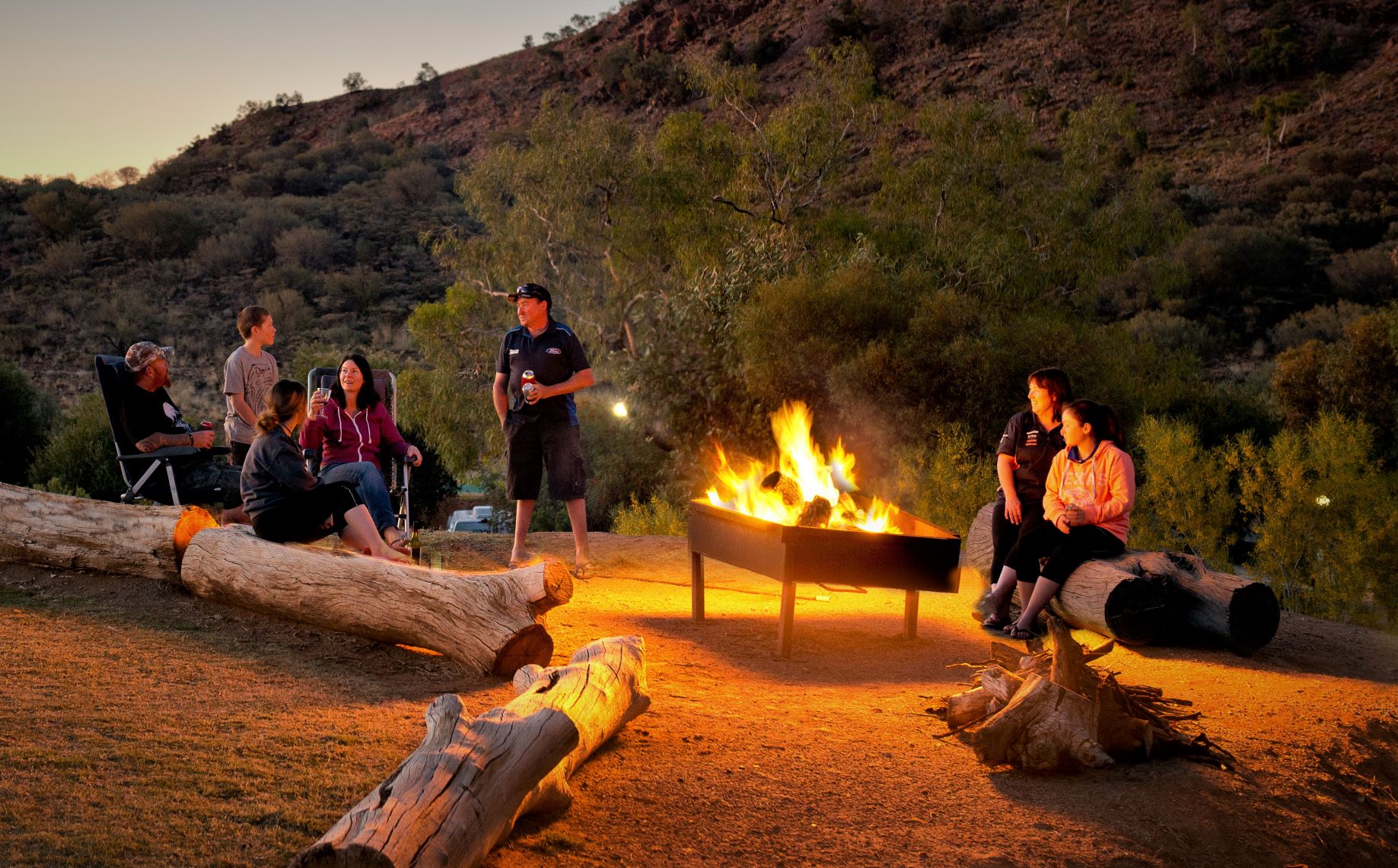Best holiday park campfires in australia