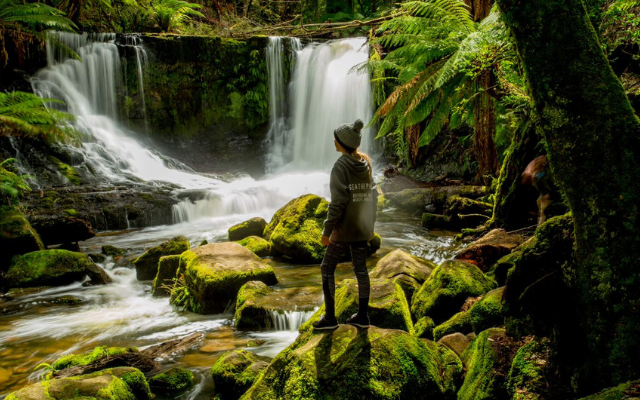 Australia most amazing waterfalls ruseel falls tas