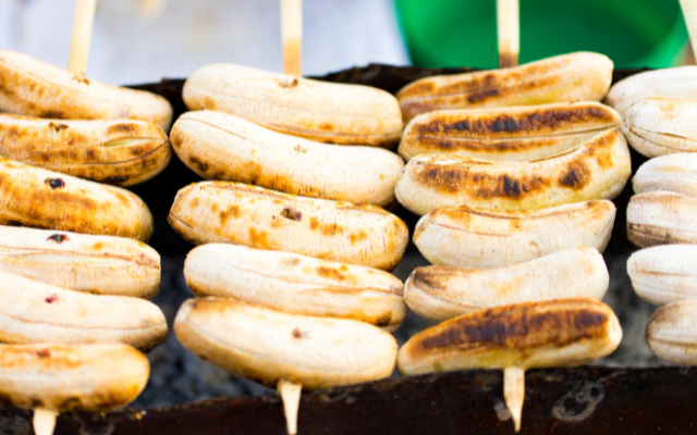 Easy meals for kids on the road discovery parks grilled banana