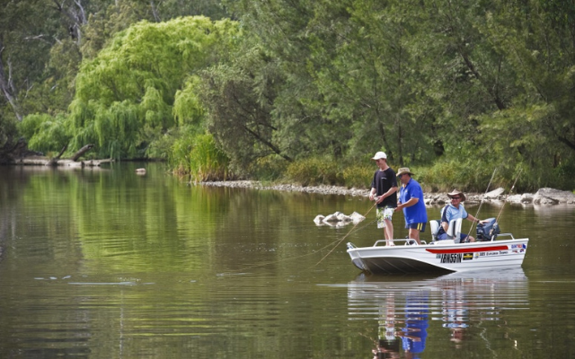 The best fishing spots in australia boats river