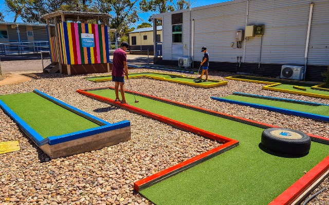 11 discovery parks with mini golf courses whyalla