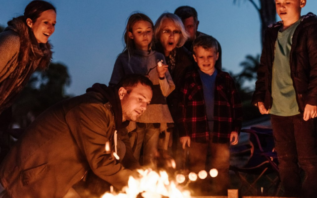 Best holiday park campfires in australia.discovery parks nsw