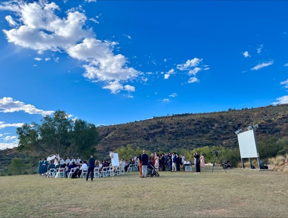 Discovery parks alice springs wedding