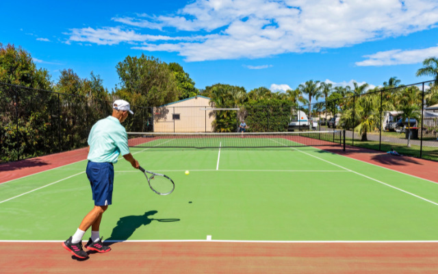 Tennis court at Fraser St, Hervey Bay